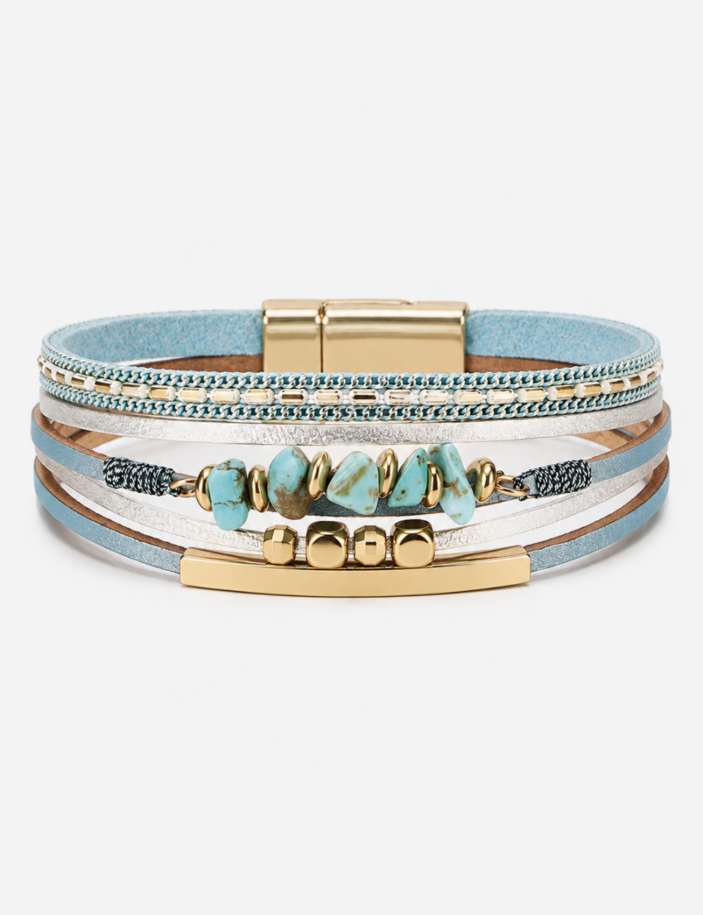 Ladies Vintage Bohemian Style Multi-Layer Bracelet