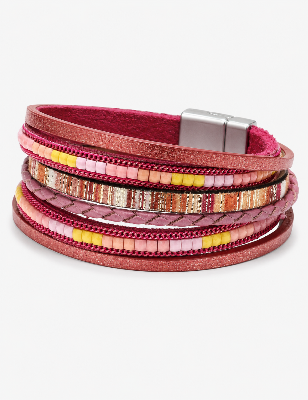 Ladies Vintage Bohemian Style Multi-Layer Bracelet