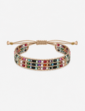 Ladies Multi-Color Mixed Small Bead Design Bead Bracelet
