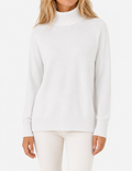 Ladies Solid Turtleneck Long Sleeves Sweater