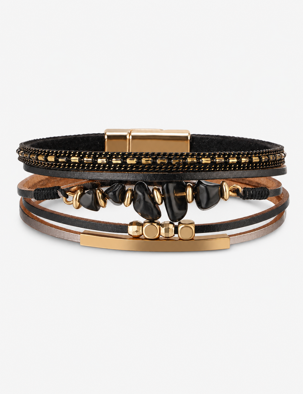 Ladies Vintage Bohemian Style Multi-Layer Bracelet