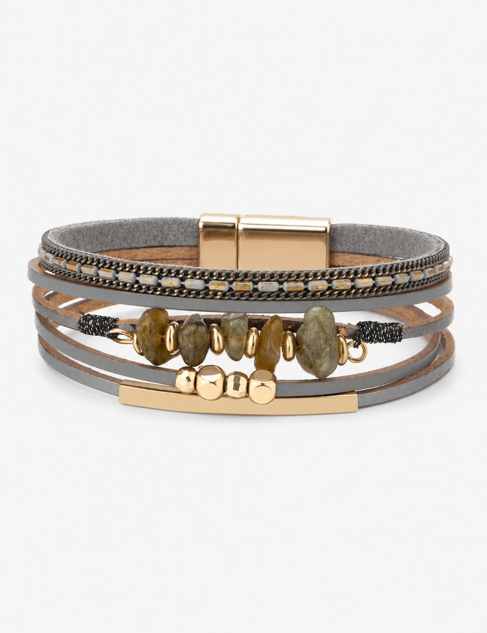 Ladies Vintage Bohemian Style Multi-Layer Bracelet