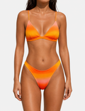 Ladies Gradient Spaghetti Triangle 2-Piece Bikini Set