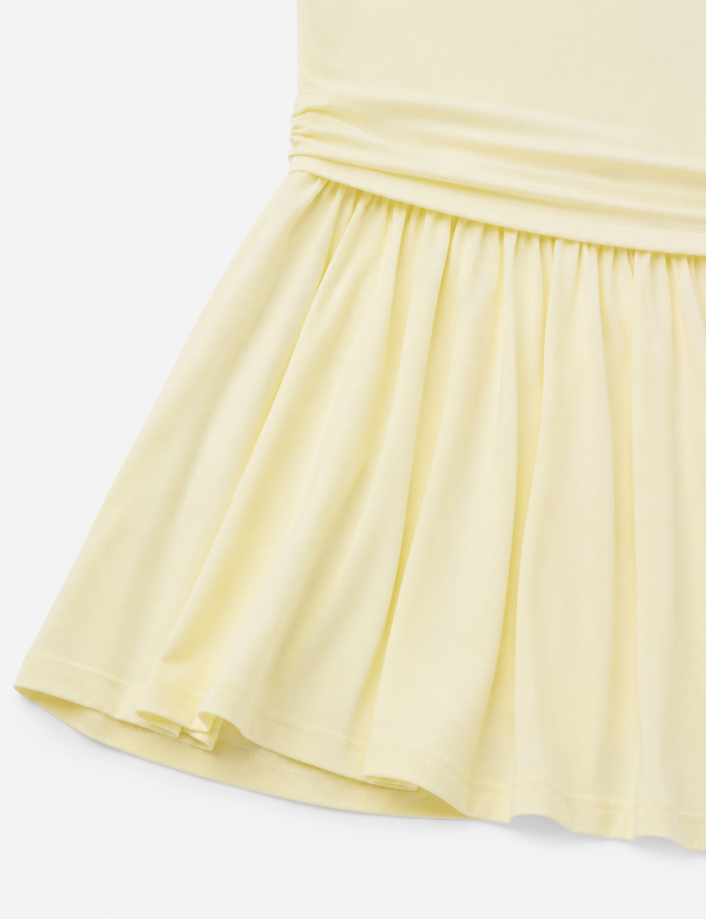 Ladies Solid Color Top & Mini Skorts 2PCS Set