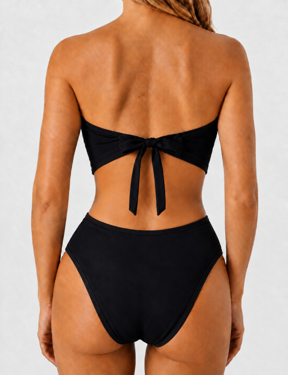 Ladies 3D Flower Design Sweetheart Neck One Piece Swimsuit