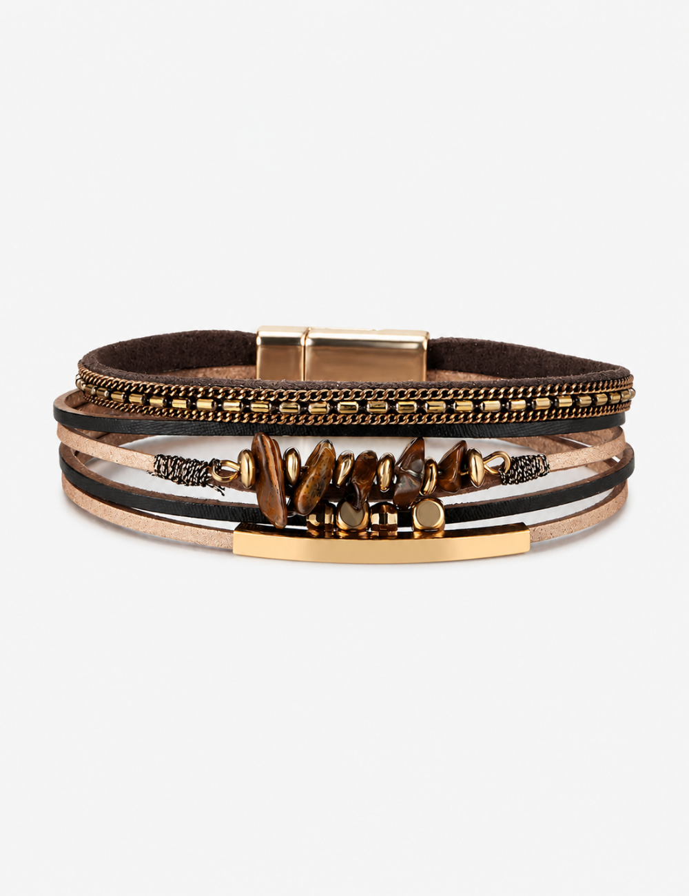 Ladies Vintage Bohemian Style Multi-Layer Bracelet