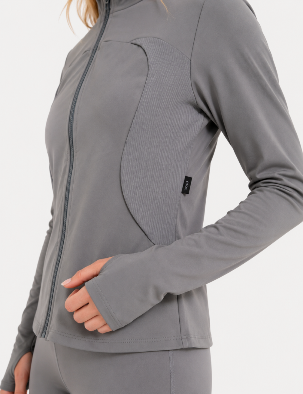 Ladies Stand Collar Zip Up Fieness Yoga Jacket