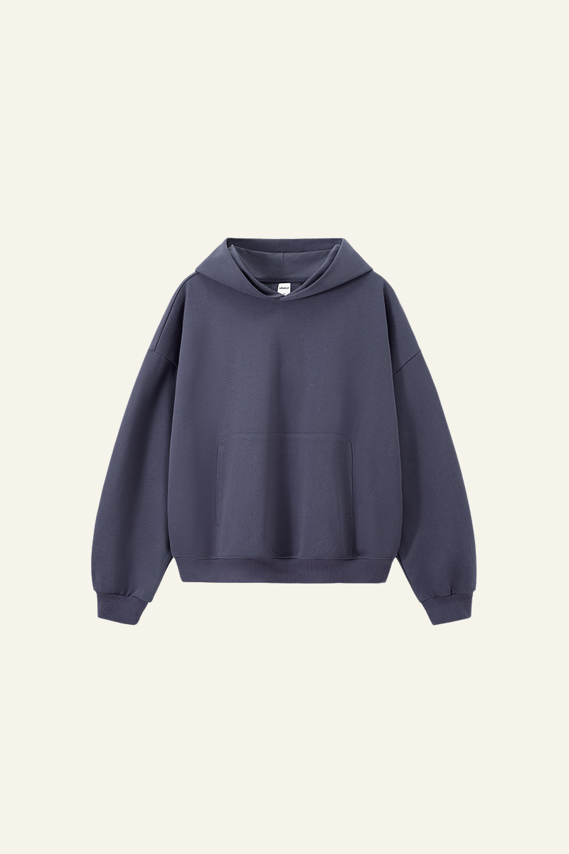 Men's Streetwear Short Loose-fitting Drop Shoulders Hoodie