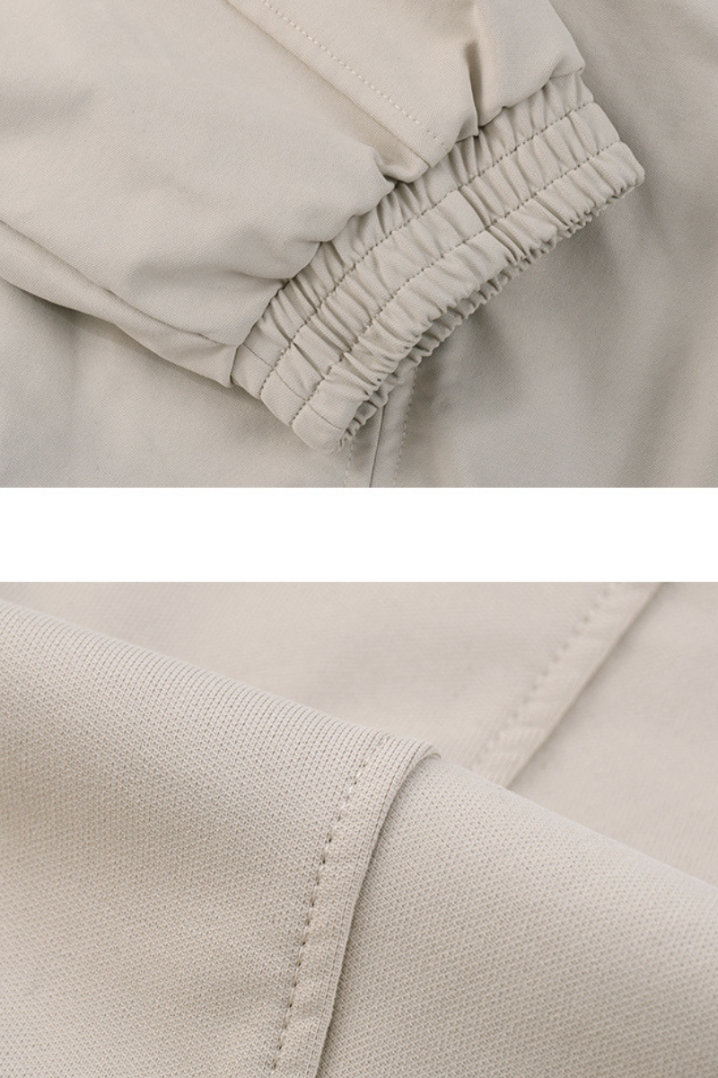 Men's Spring Summer Retro 290g Harrington Double Zip Jacket
