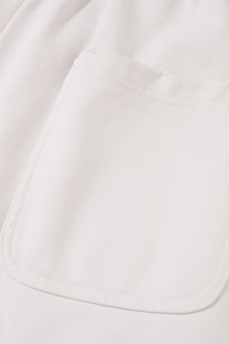 Women Fall Clothing Washed Pullover Wide Leg Sweatpants Set