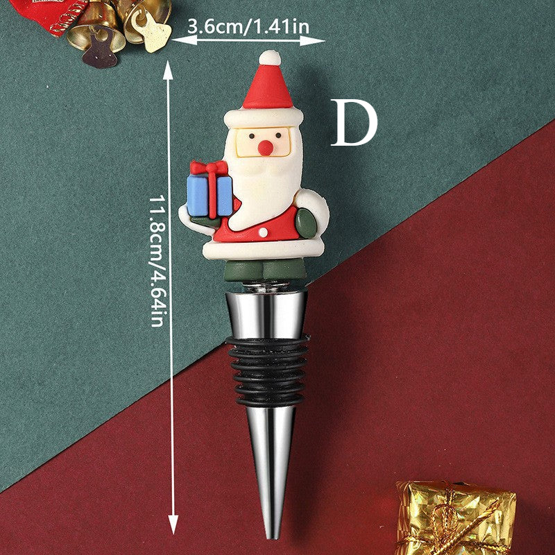 Chirstmas Santa Claus Wine Bottle Stopper SKACC4184