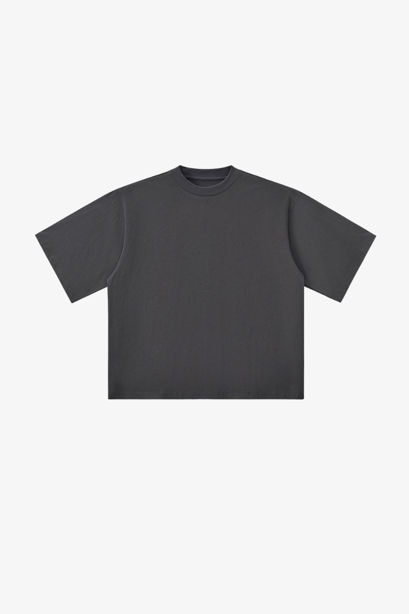 Women's Retro Cotton Drop-Shoulder Solid T-shirt