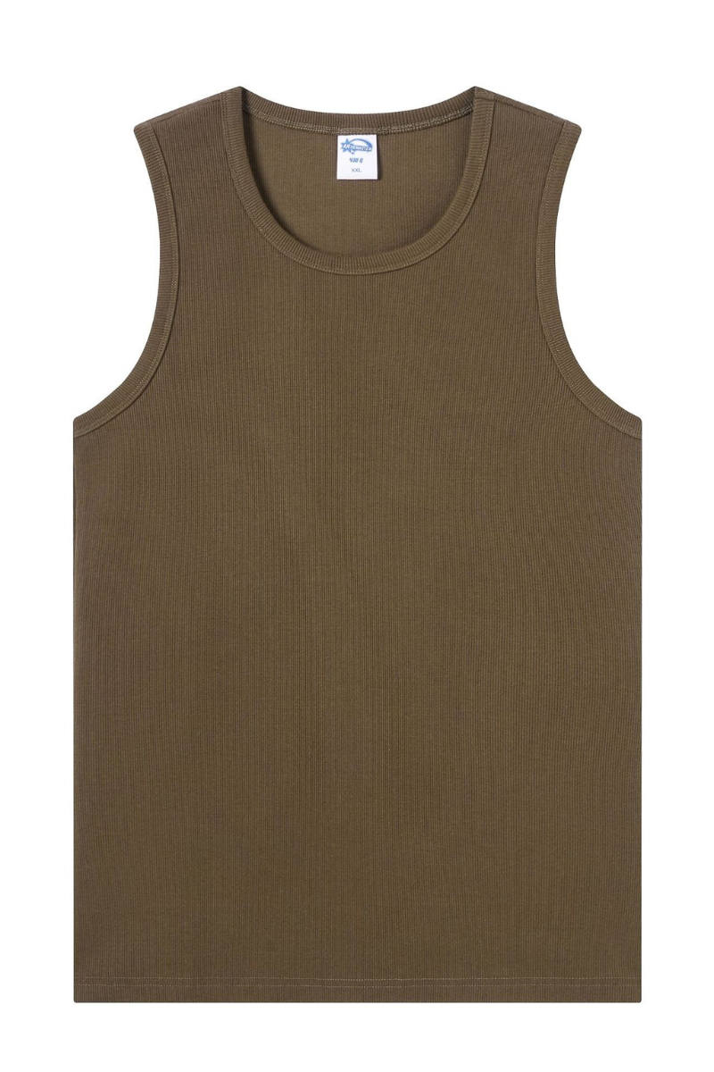 Unisex Fall Clothing 430g Heavy Ribbed Sleeveless Tank