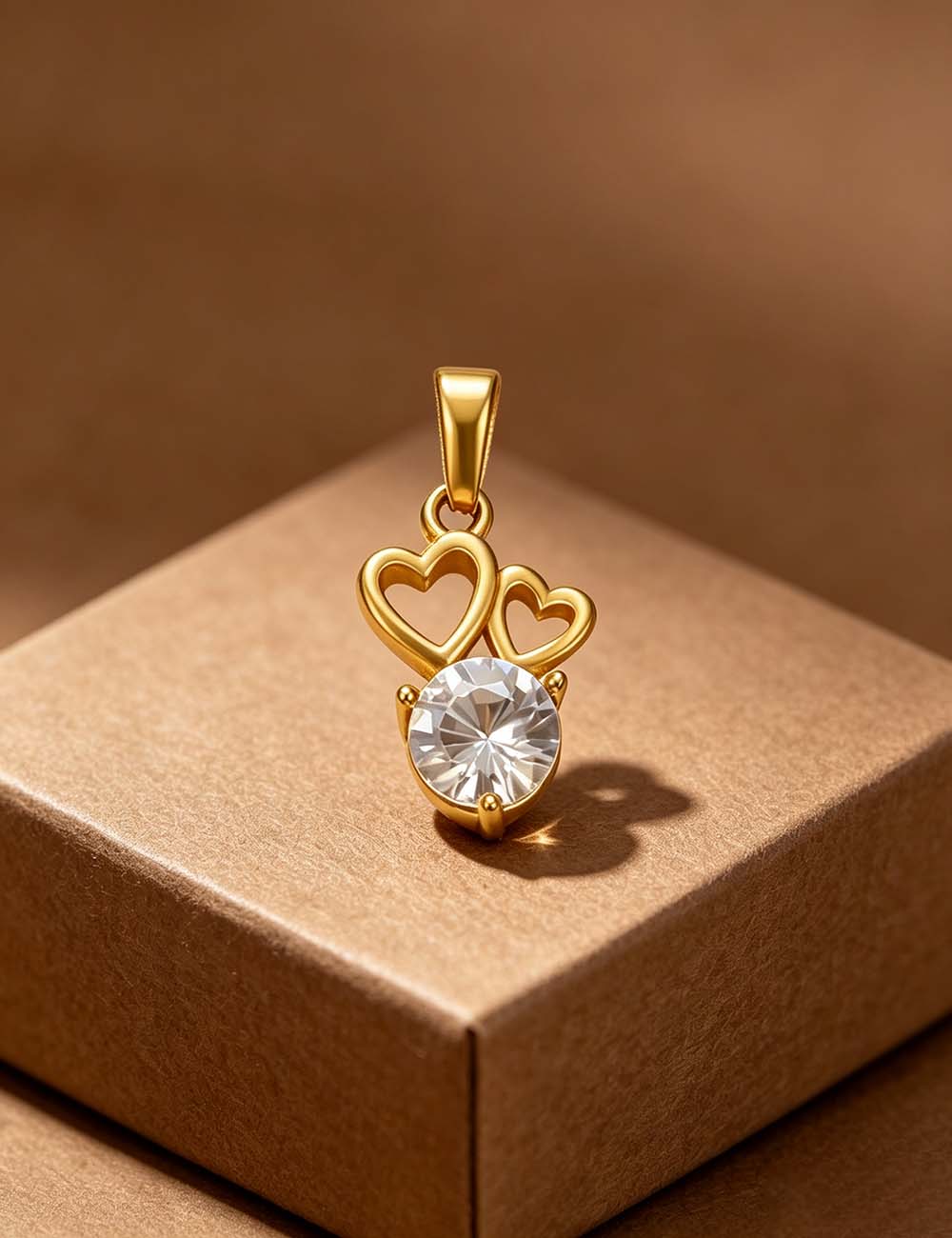 Ladies Rhinestone Heart Clover Butterfly Key Pendant Charms