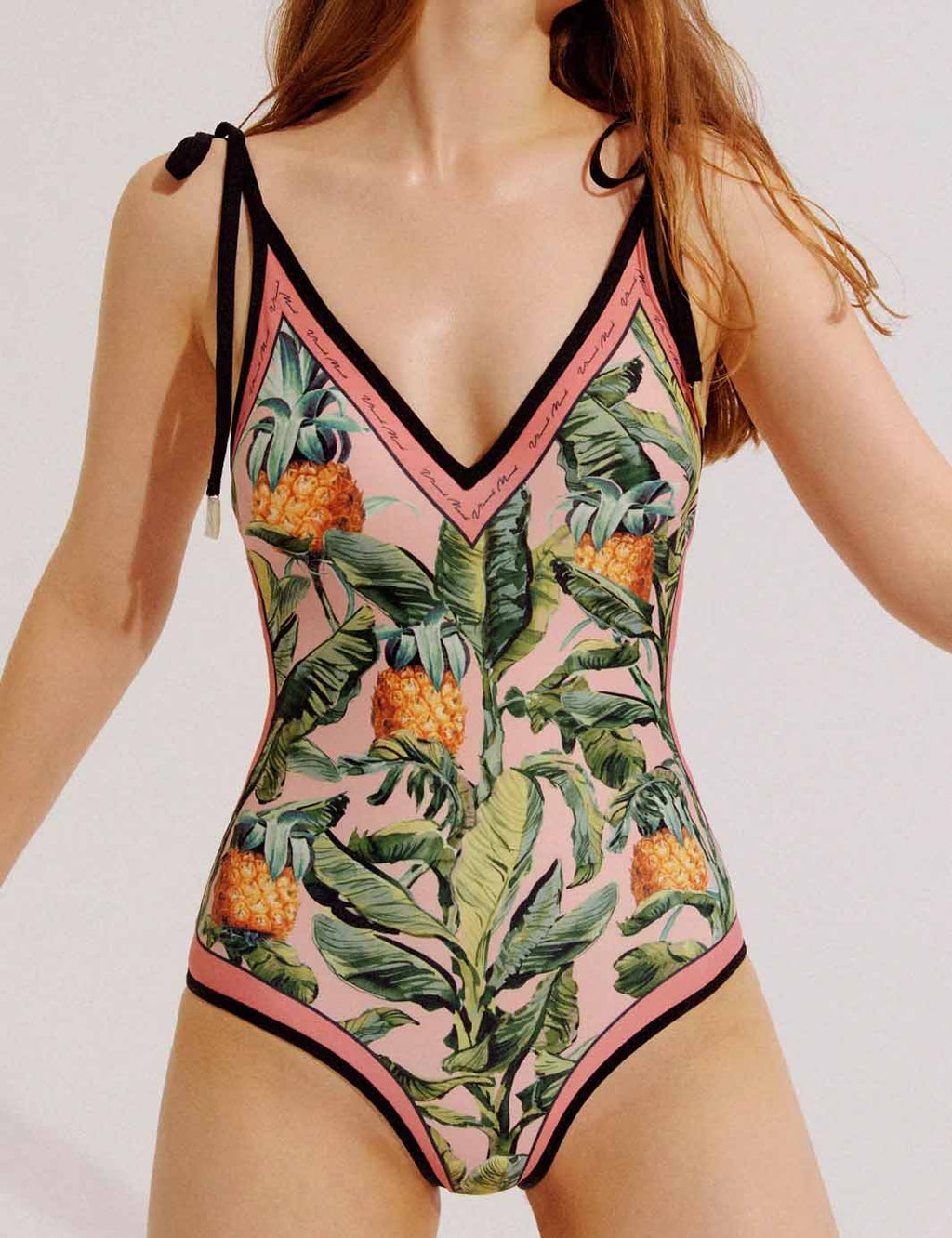 Floral AB Side Reversible One Piece Swimwear SKSW40089T