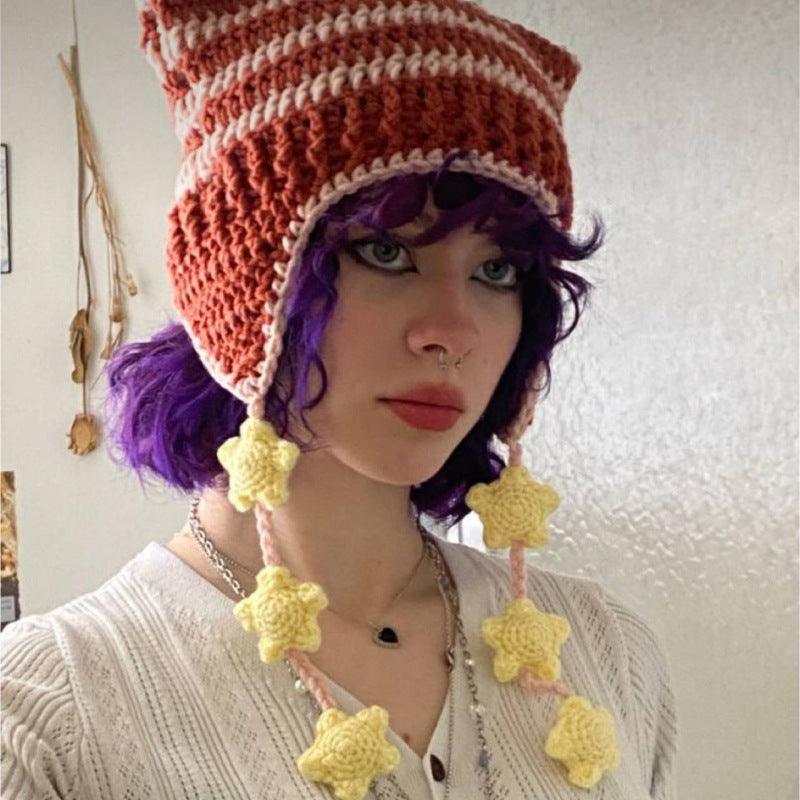 Ladies Dome Stripe Hat 20292