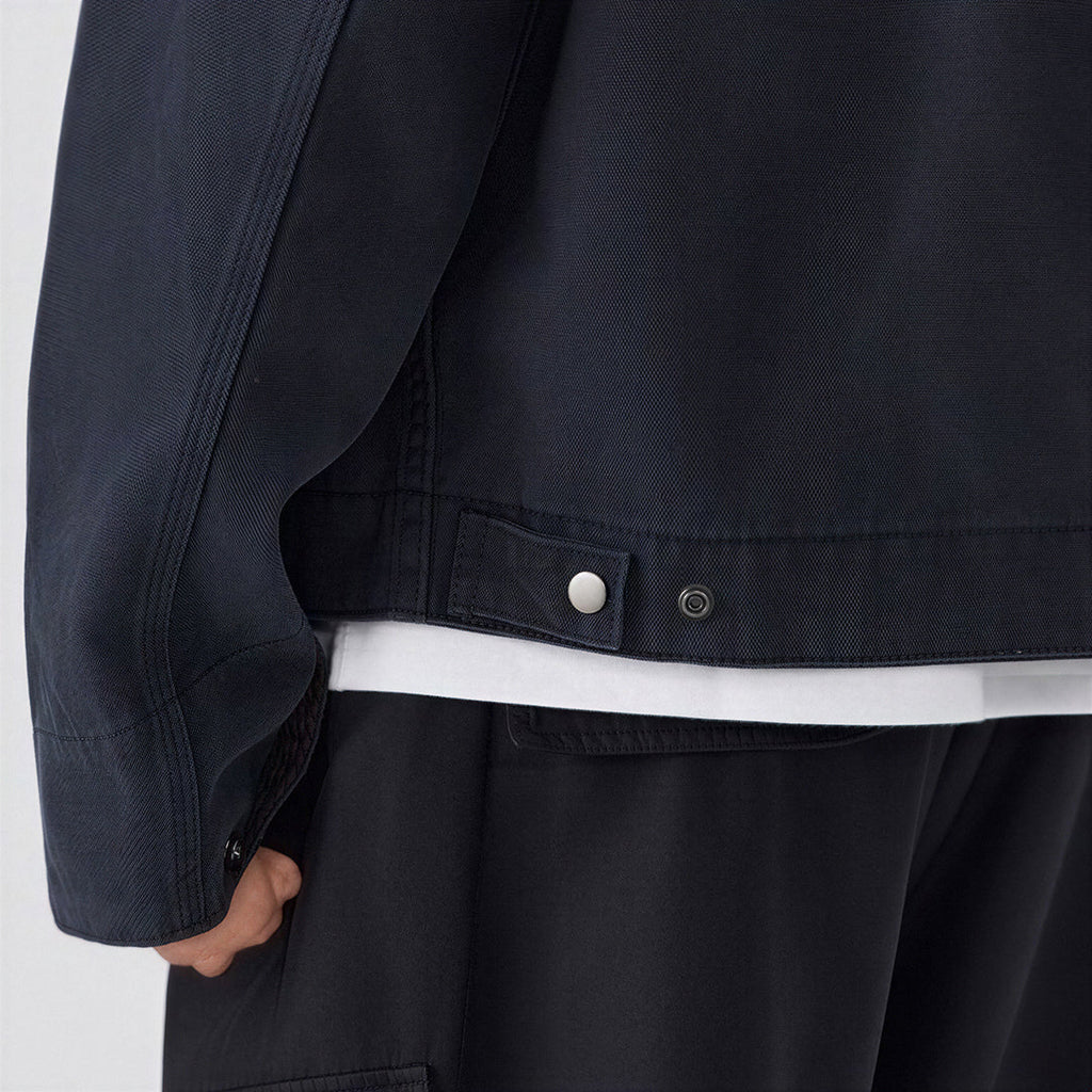 Men's Contrast Corduroy Collar Denim Corduroy Collar Jacket