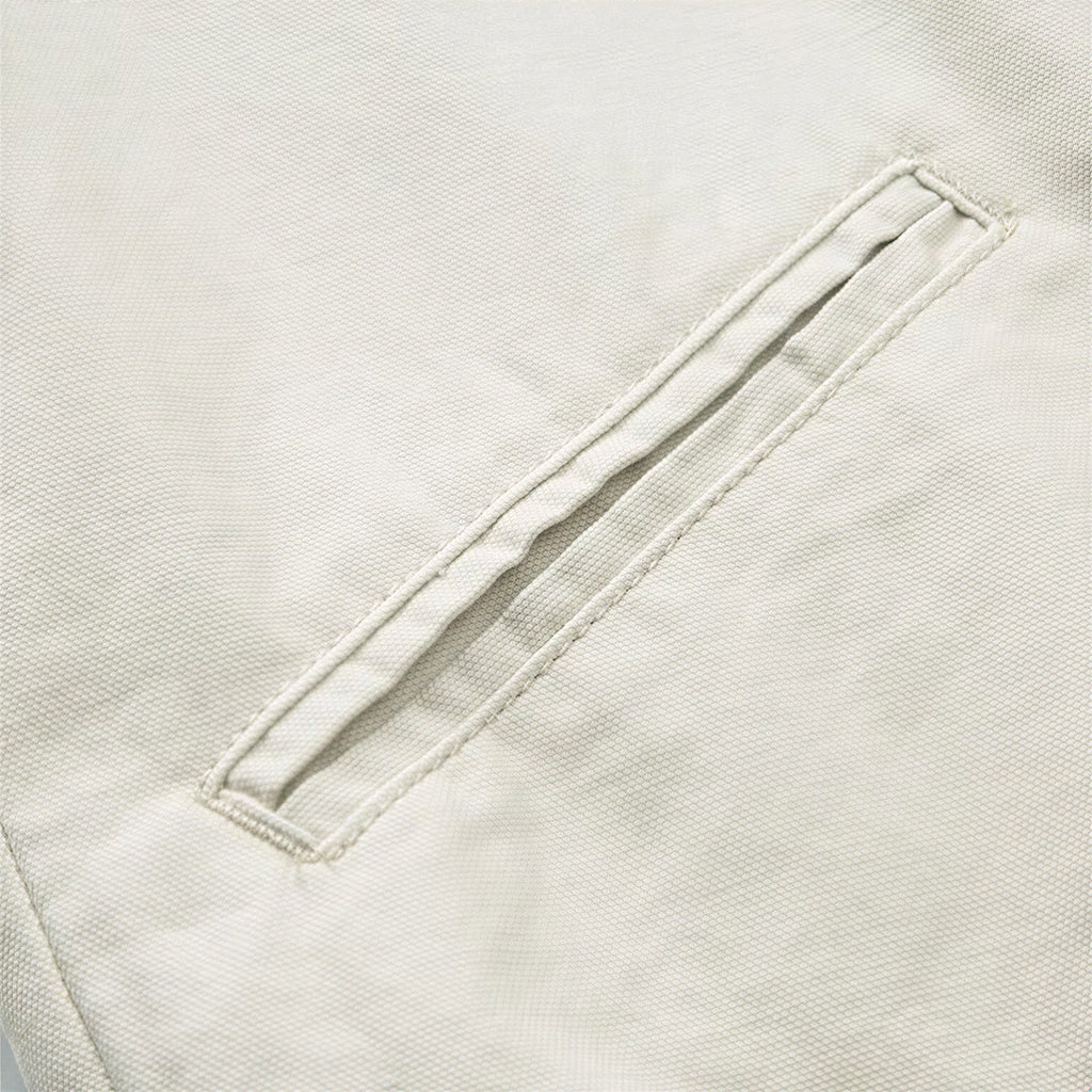 Men's Spring Contrast Collar Washed Denim Work Jacket