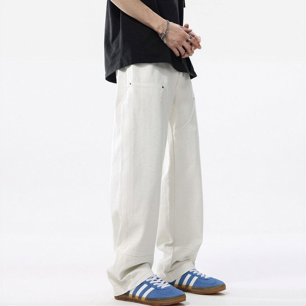 Men's Spring Off-White Carpenter Straight Leg Jeans