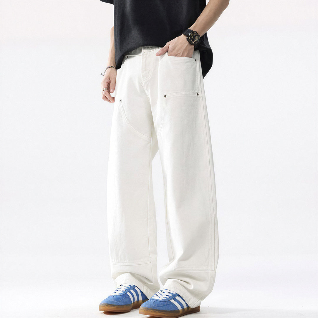 Men's Spring Off-White Carpenter Straight Leg Jeans