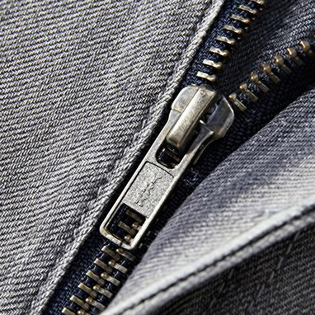 Men's Summer Gray Washed Straight Denim Shorts