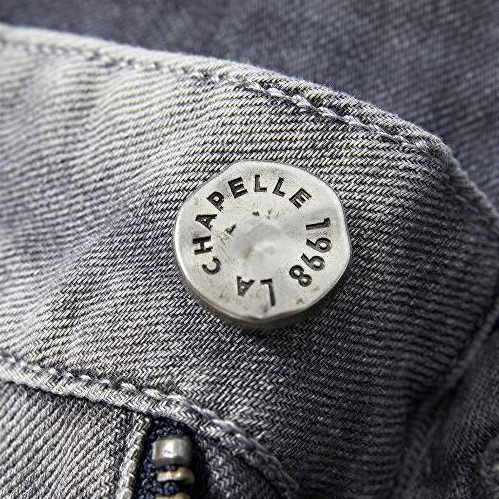 Men's Summer Gray Washed Straight Denim Shorts