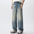 Men's Spring Vintage Gradient Washed Straight Leg Jeans