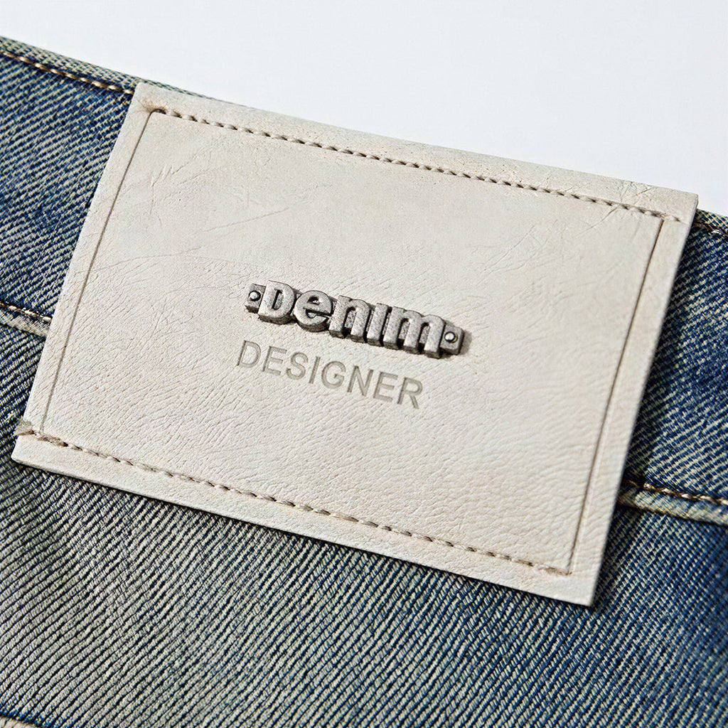 Men's Spring Vintage Gradient Washed Straight Leg Jeans