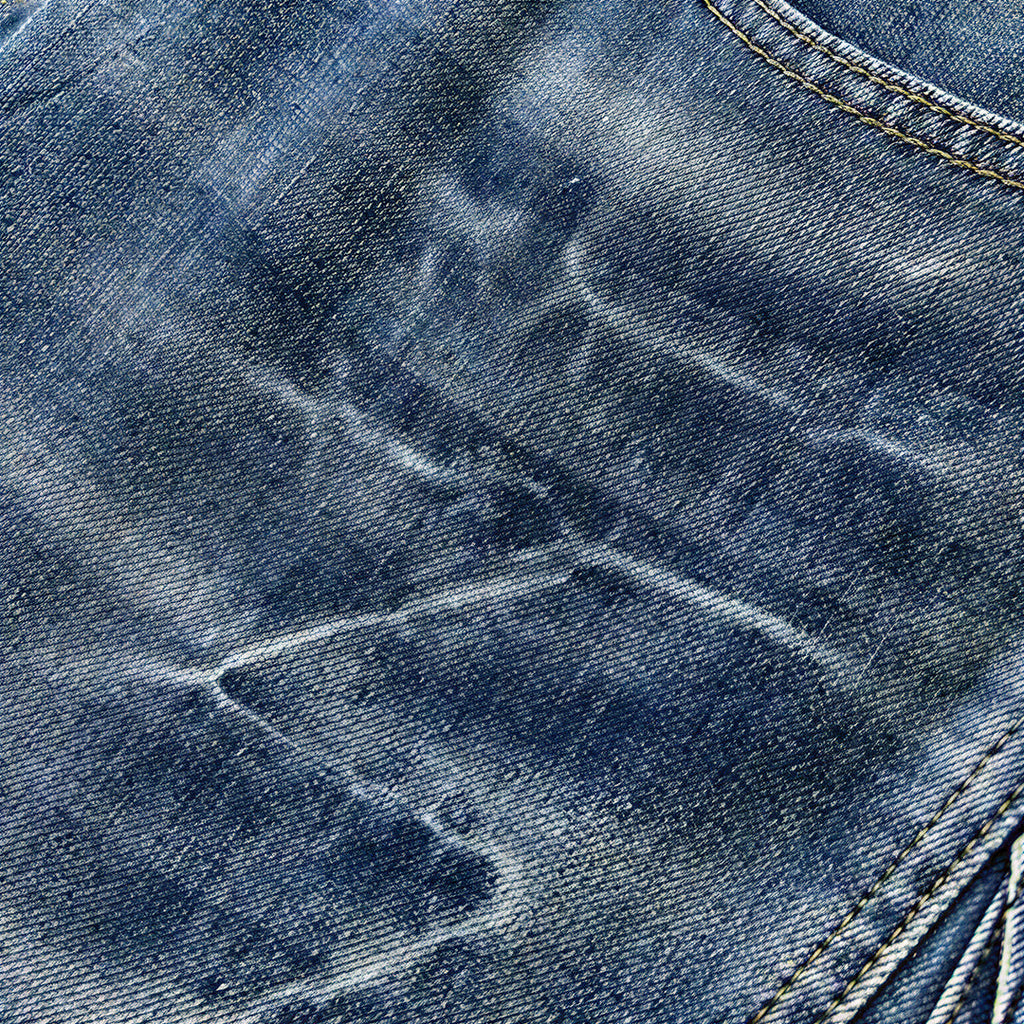 Men's Spring Blue Washed Straight Leg Denim Jeans