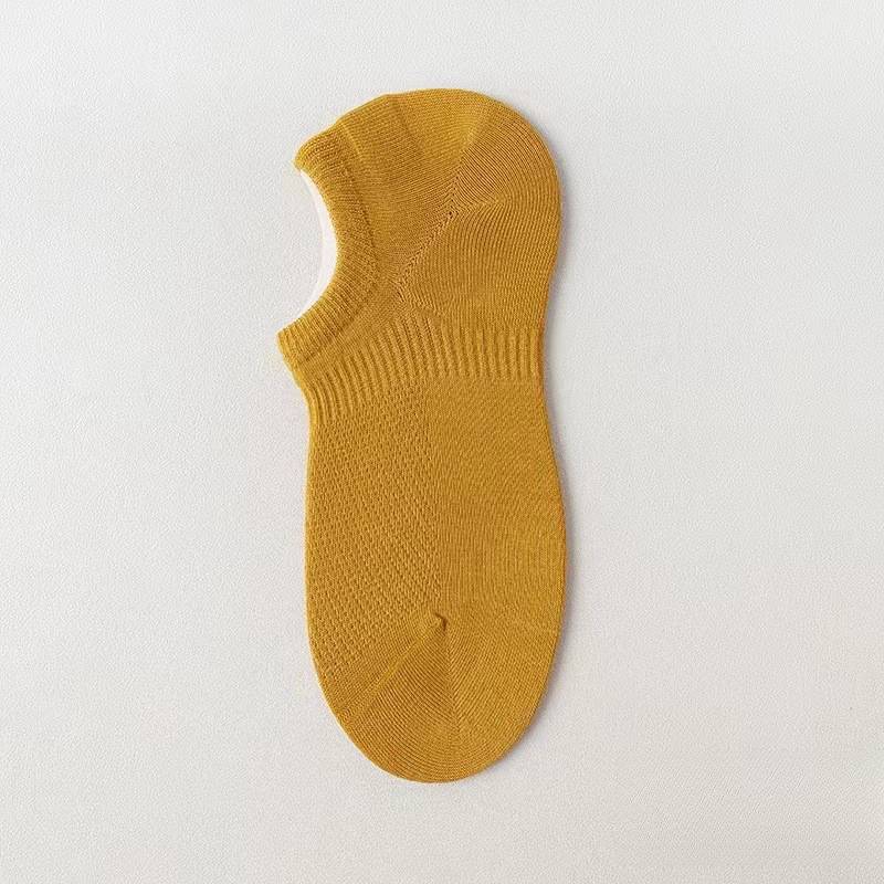 Ladies See Sheer Basic Knit Boat Socks SKAS50003