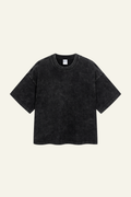 Men's Cotton Streetwear Washed Distressed T-shirt