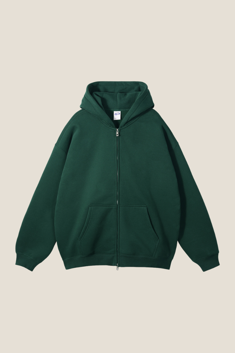 Women's Fall Clothing 350G Full Zip Hoodie Jacket
