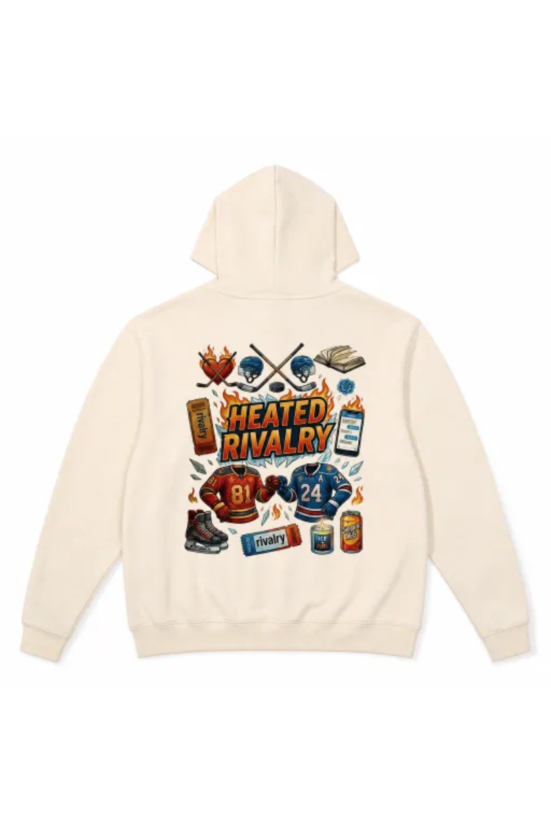 Women Fall Clothing Heated Rivalry Graphic Oversized Hoodie
