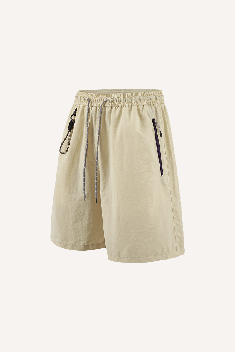 Men's Spring Summer Waterproof Zip D-Ring 5" Shorts