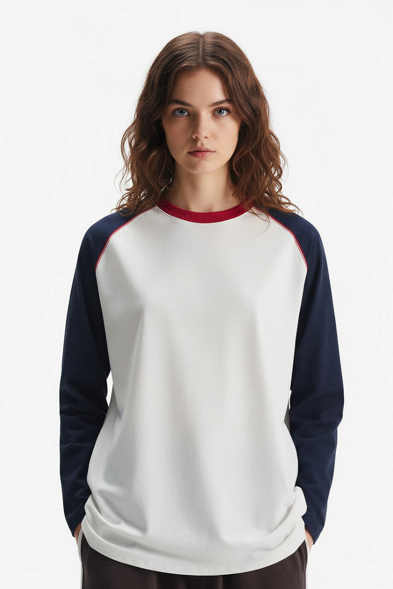 Men's Spring Sorona Colorblock Raglan Long Sleeve Tee