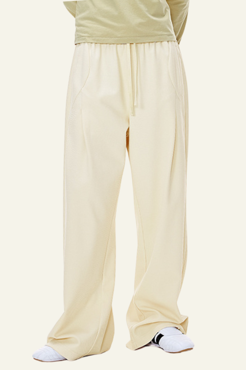 Women's Streetwear Twill Wide Leg Pants