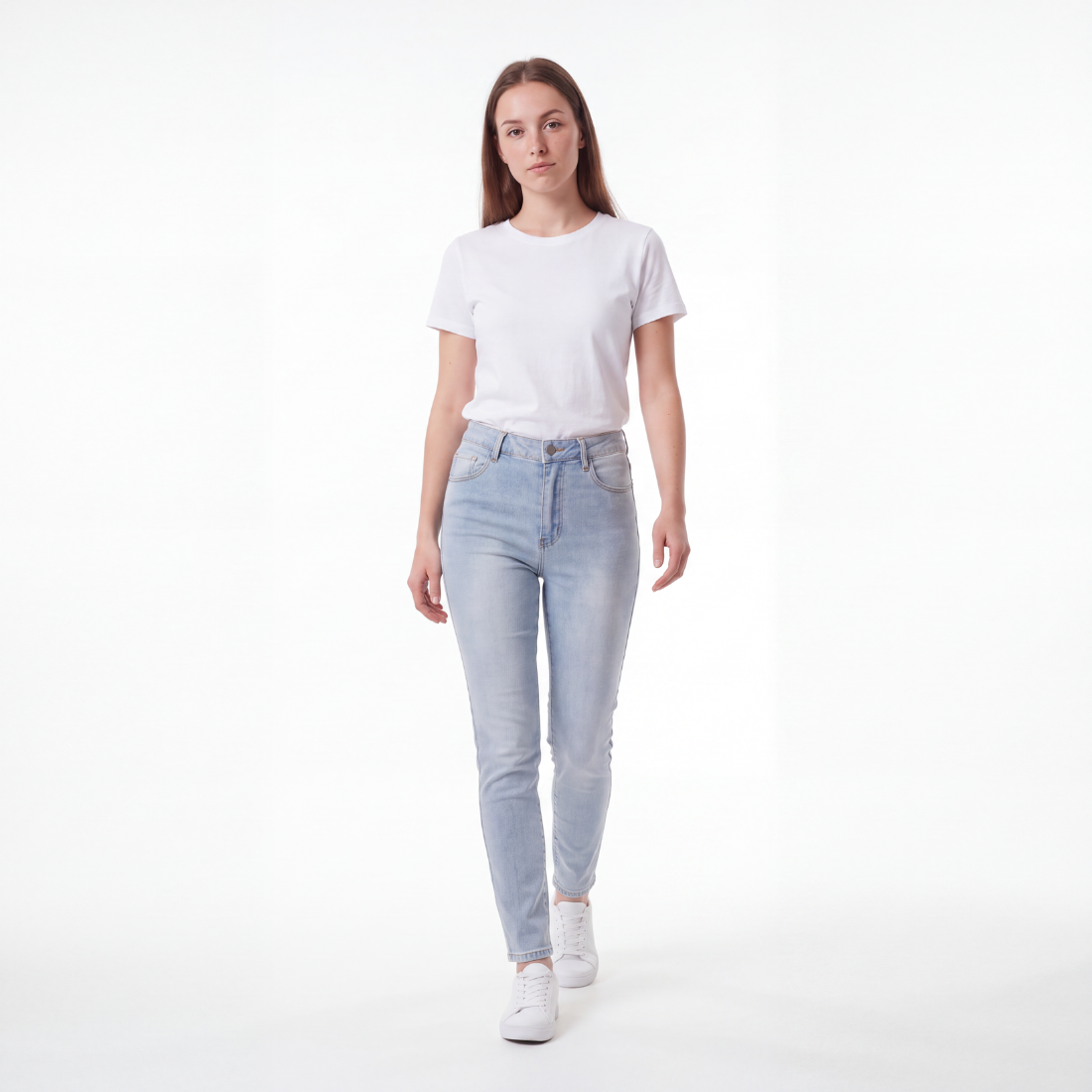 Women's Vintage High Waist Skinny Jeans