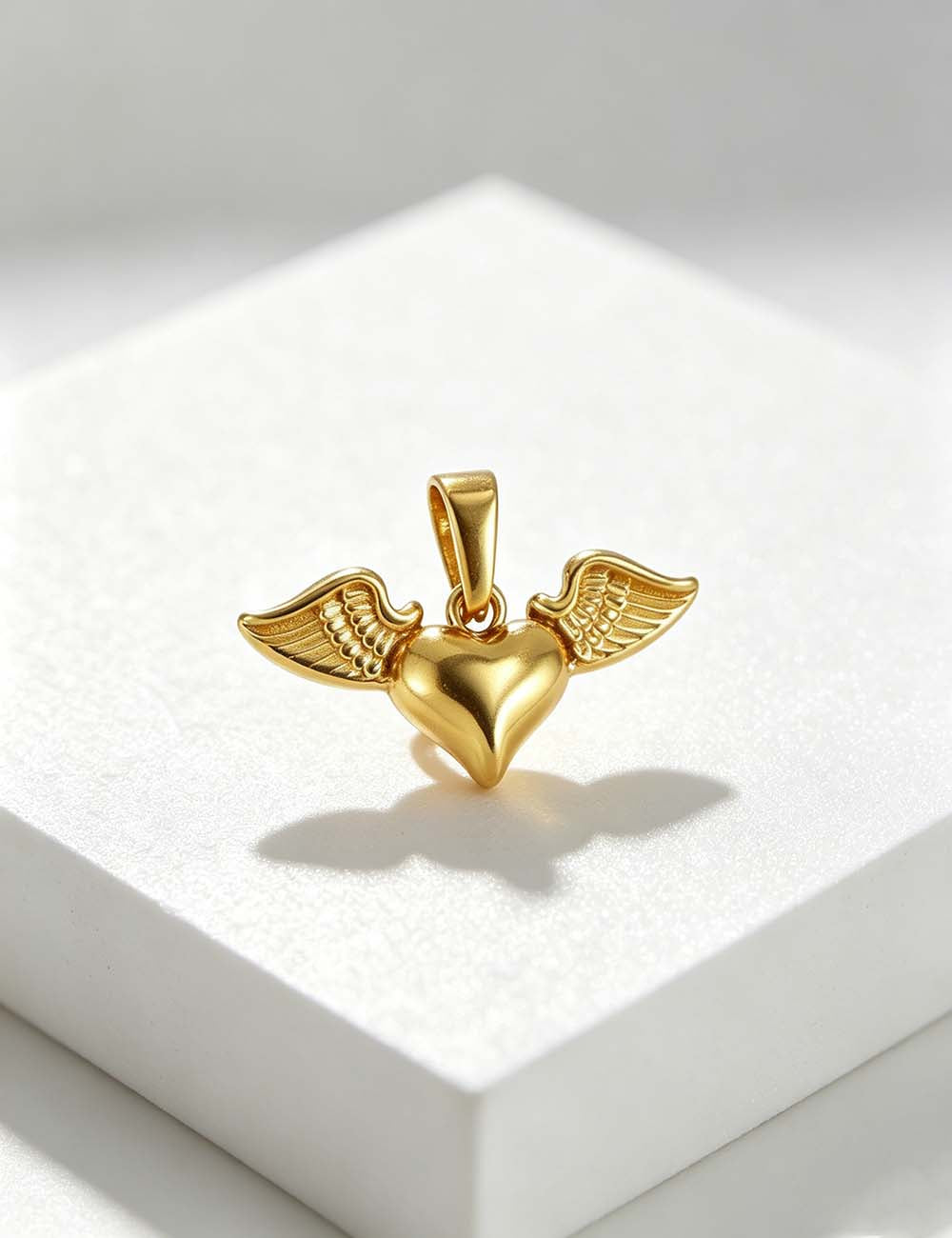 Ladies Angel Heart Cross Airplane Compass Pendant Charms