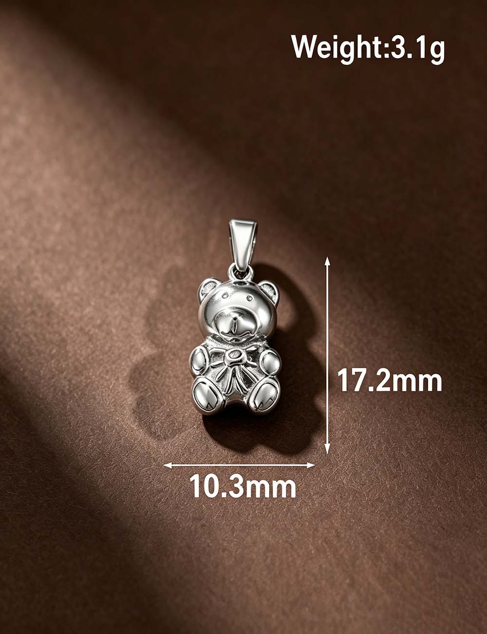 Ladies Punk Vintage Animal Tiger Bear Charm Pendant