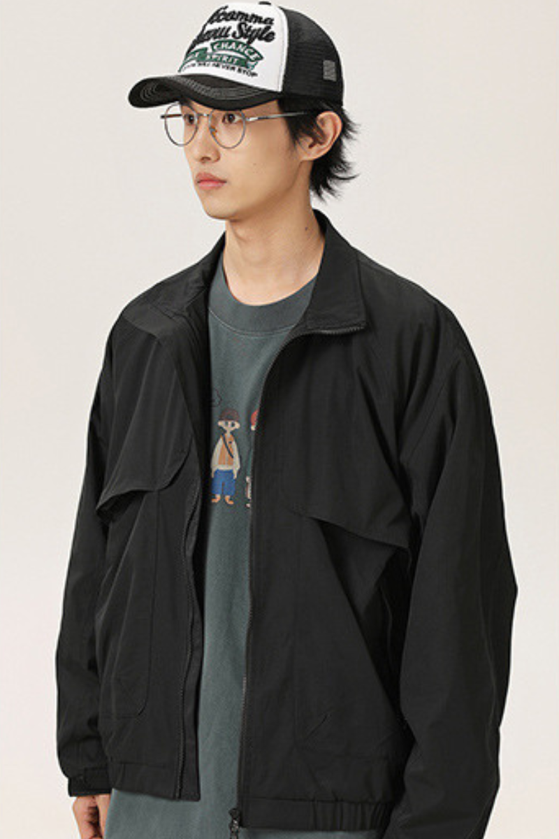 Unisex American Retro Multi-Pocket Loose Hiking Jacket