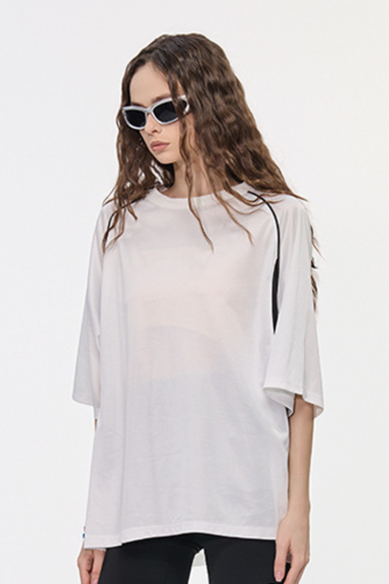 Women's Streetwear Lightweight Breathable Mesh T-shirt
