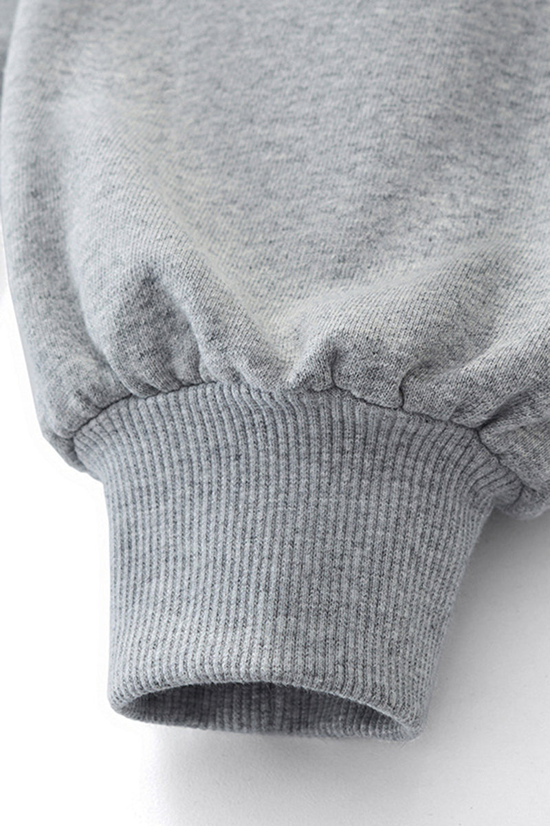 Women's Fall Clothing Half-Zip Cropped Sweatshirt
