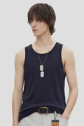Men's 300g Heavy Raw Edge Earth Tone Moisture Wicking Tank