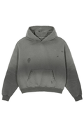Men's Vintage Gradient Destroyed-Detail Hoodie