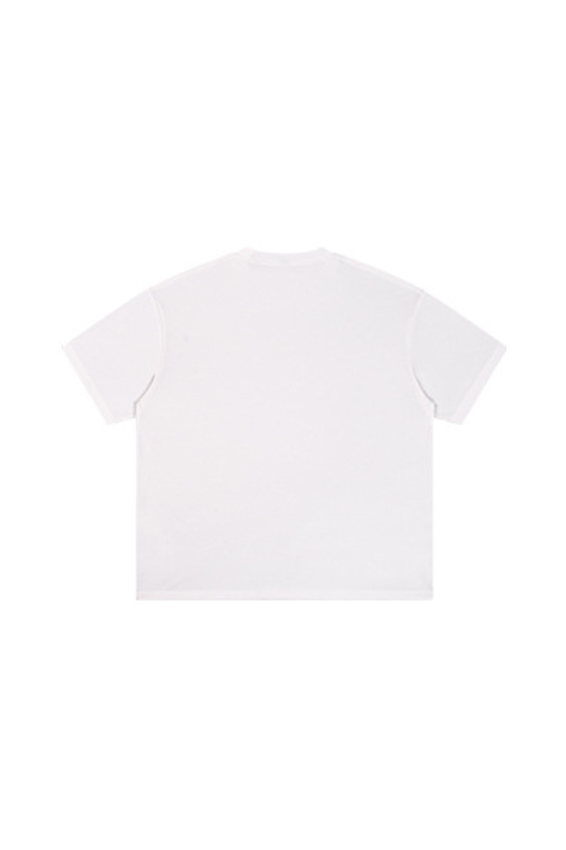 Unisex Summer Cotton Drop-Shoulder Loose-Fit T-Shirt