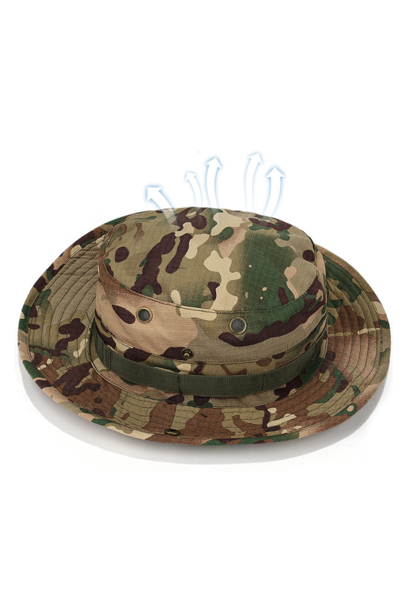 Unisex All Season Tactical Camo Bucket Hat - UPF Breathable