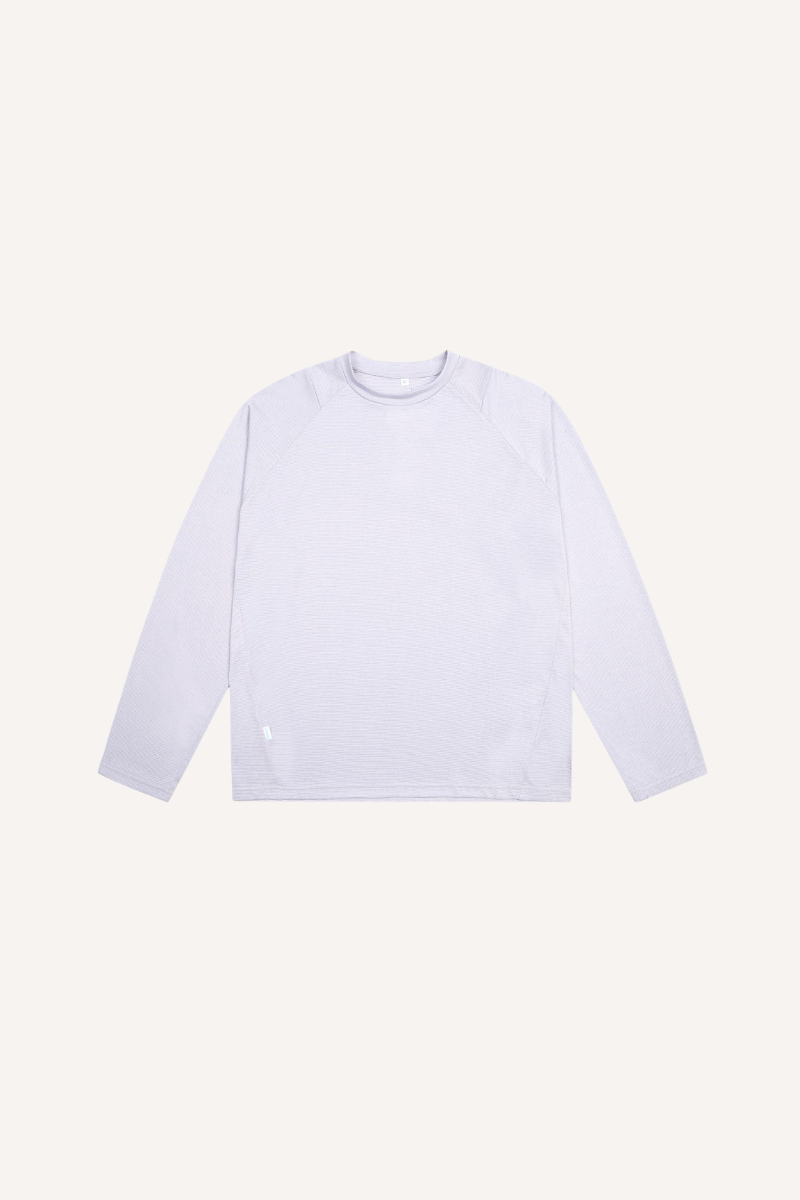 Men‘s COOLMAX LYCRA Wicking Quick Dry Paneled LS Tee