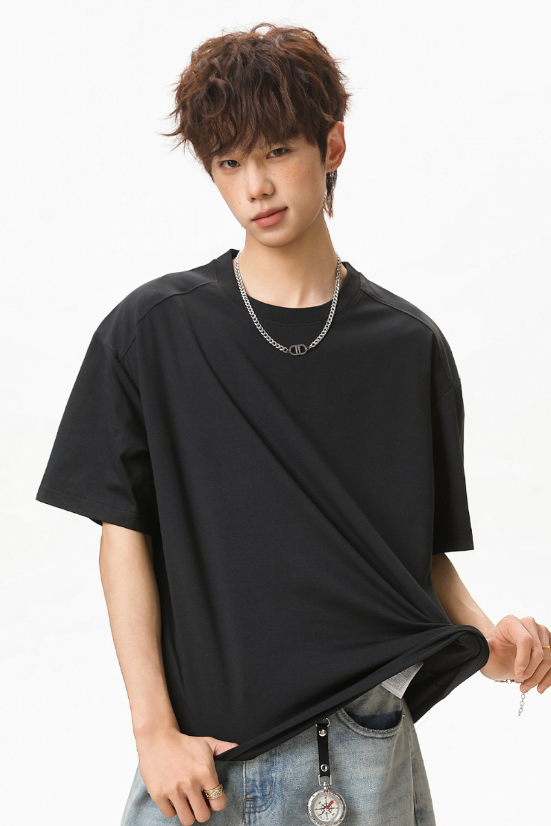 Men's Summer Cooling Lightweight Boxy Set-in Tee