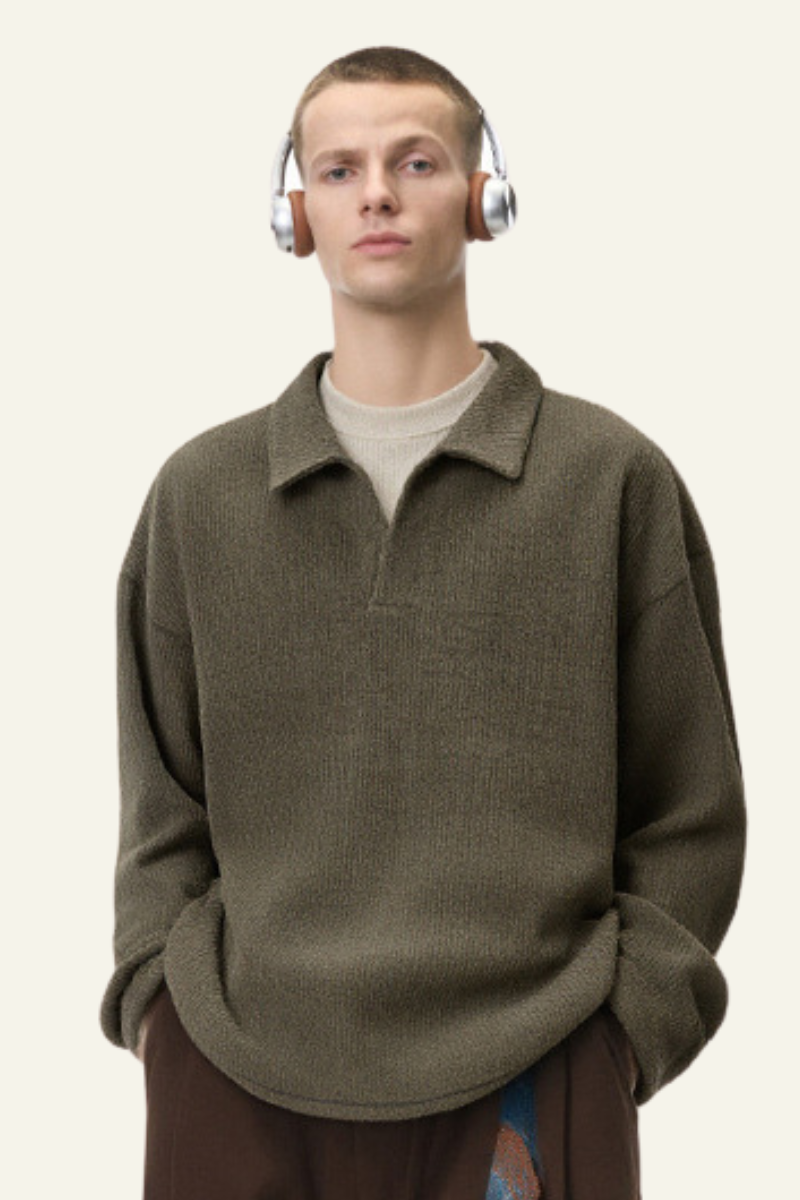 Men's Streetwear Faux Two-piece Patchwork Sweatshirts