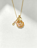Ladies Cute Teacup Dog Locket Pendant Necklace